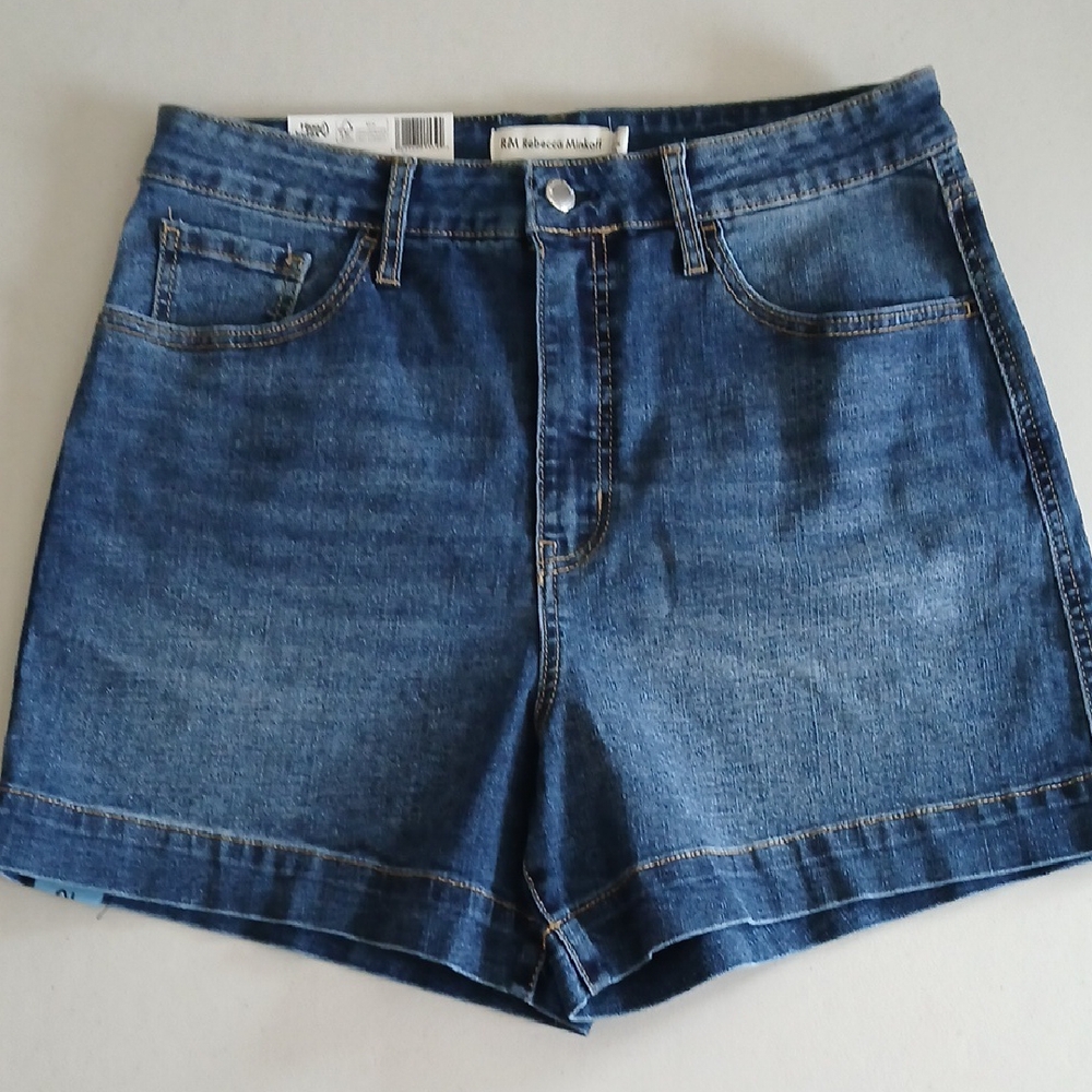 Rebecca Minkoff, Medium Wash Blue Jean Shorts, Size 10